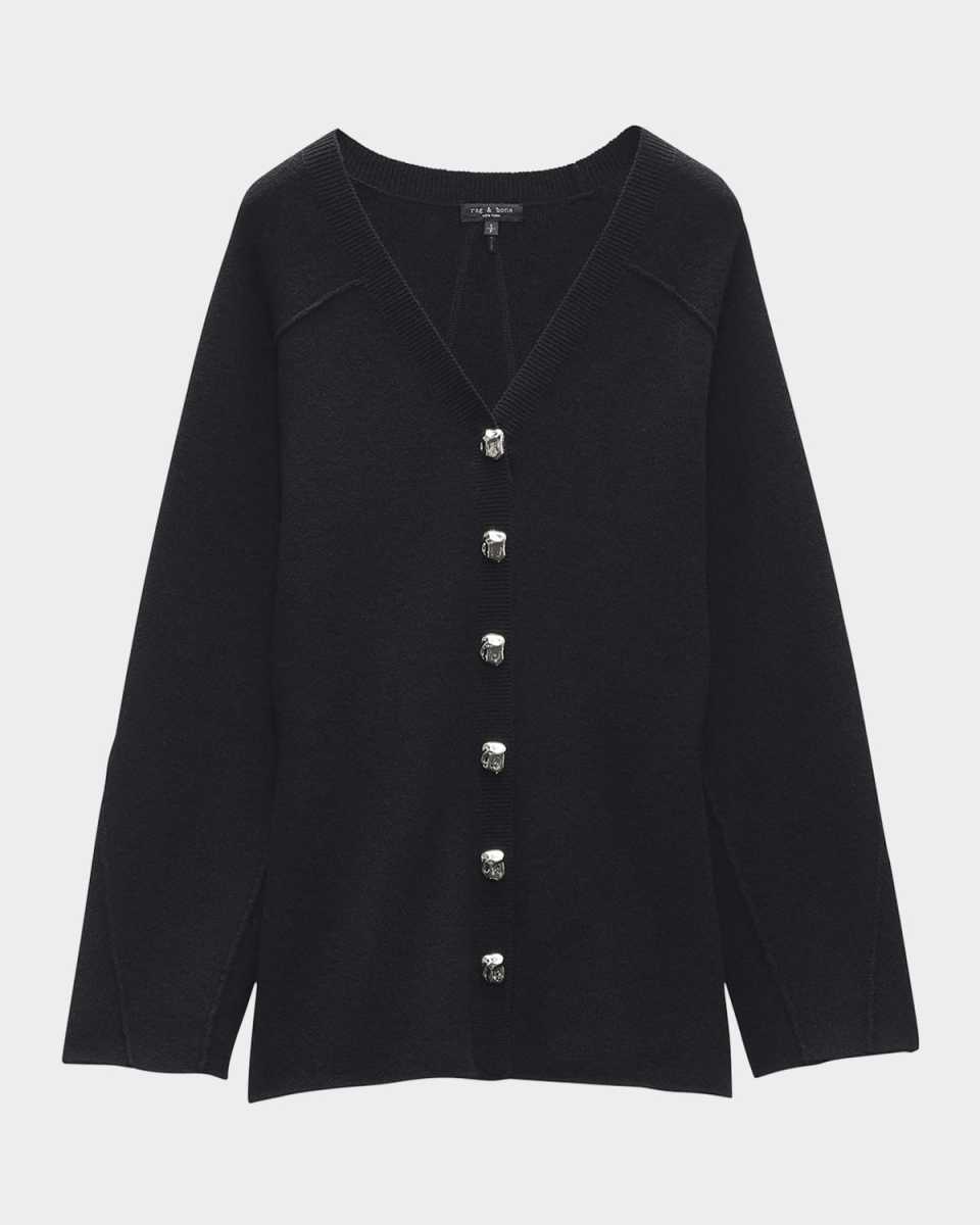 Bridget Long V-Neck Cardigan